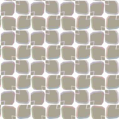 soyut geometrik dikişsiz desen, vektör illüstrasyonu