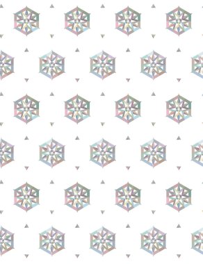 soyut geometrik dikişsiz desen, vektör illüstrasyonu