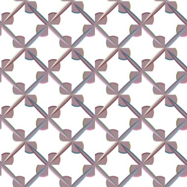 soyut geometrik dikişsiz desen, vektör illüstrasyonu
