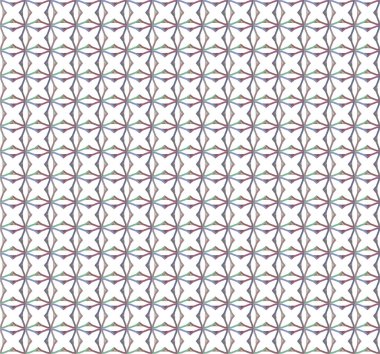 Geometrik soyut dikişsiz desen, vektör illüstrasyonu