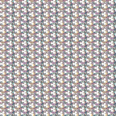 soyut geometrik dikişsiz desen, vektör illüstrasyonu