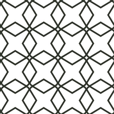 soyut geometrik dikişsiz desen, vektör illüstrasyonu 