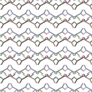 Geometrik soyut dikişsiz desen, vektör illüstrasyonu