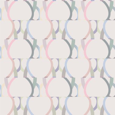 Geometrik şekilli kusursuz desen vektör çizimi