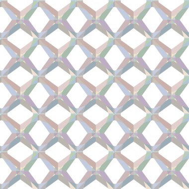 soyut geometrik dikişsiz desen, vektör illüstrasyonu