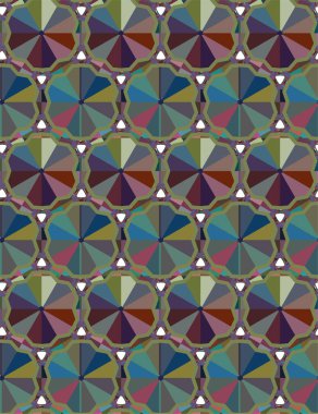 soyut geometrik dikişsiz desen, vektör illüstrasyonu