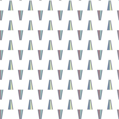 Geometrik soyut dikişsiz desen, vektör illüstrasyonu