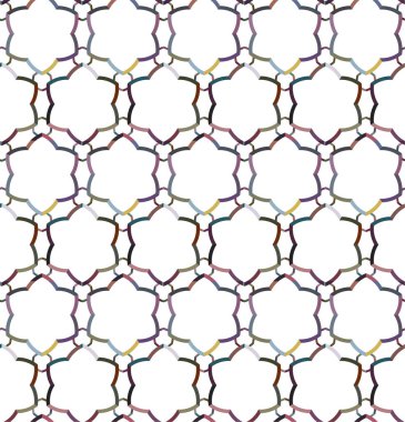 soyut geometrik dikişsiz desen, vektör illüstrasyonu