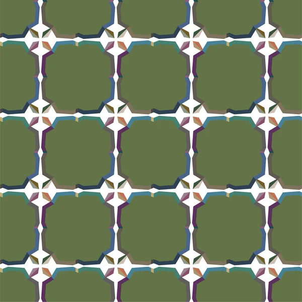 Modello Geometrico Astratto Senza Soluzione Continuità Illustrazione Vettoriale — Vettoriale Stock