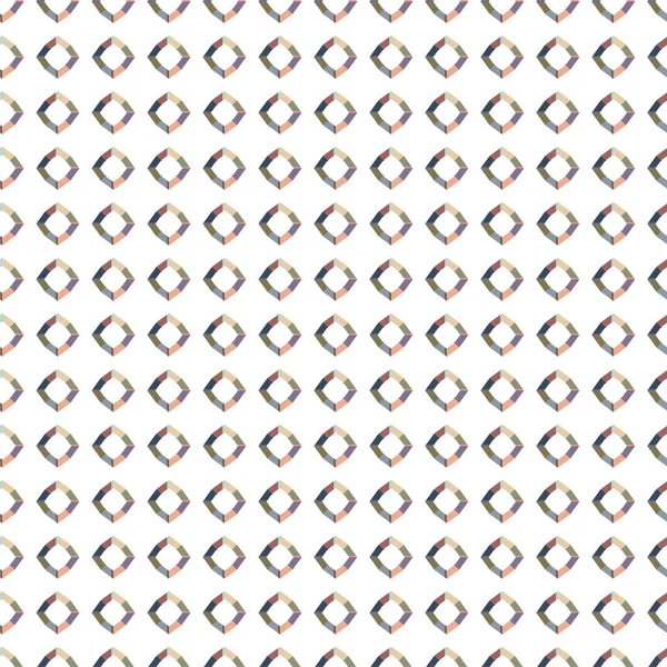 Nahtlose Muster Mit Geometrischen Formen Vektorillustration — Stockvektor