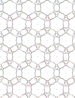 soyut geometrik dikişsiz desen, vektör illüstrasyonu