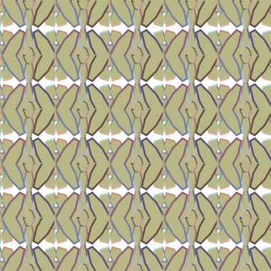 Geometrik soyut dikişsiz desen, vektör illüstrasyonu