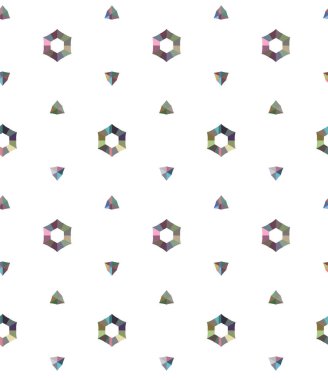 soyut geometrik dikişsiz desen, vektör illüstrasyonu