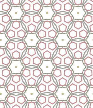 soyut geometrik dikişsiz desen, vektör illüstrasyonu