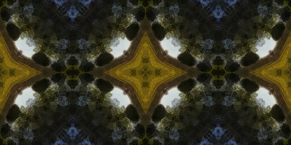 幾何学的形状の抽象的なパターン — ストック写真