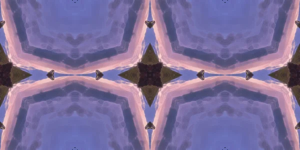 Безшовний Візерунок Абстрактними Геометричними Формами — стокове фото