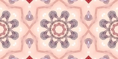 Soyut geometrik şekilli kusursuz desen