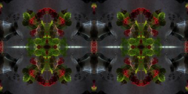 Soyut geometrik şekilli kusursuz desen