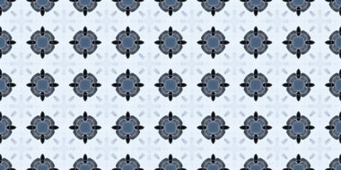 Soyut geometrik şekilli kusursuz desen