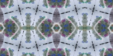 Soyut geometrik şekilli kusursuz desen