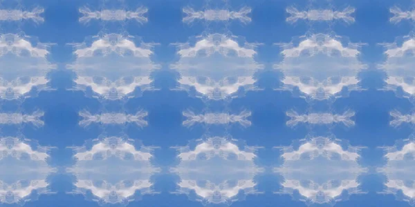 Soft White Clouds on a Light Blue Sky - PatternPictures
