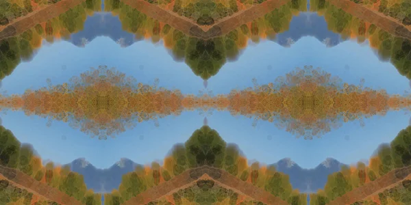 Abstrakter Hintergrund Mit Kaleidoskopeffekt — Stockfoto