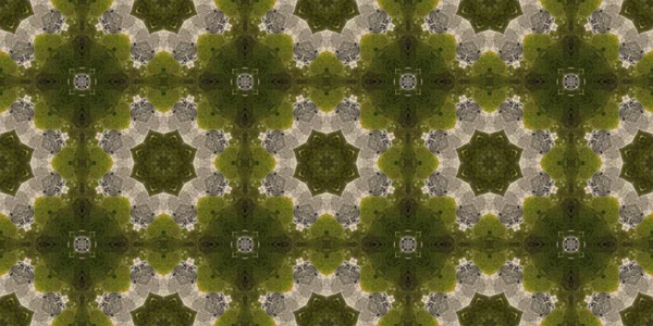 Abstrakt Geometrisk Baggrund Med Klassiske Mønstre - Stock-foto