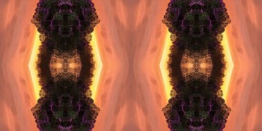 Soyut geometrik şekilli kusursuz desen