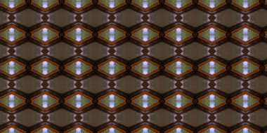 Soyut geometrik şekilli kusursuz desen