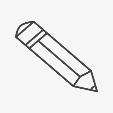 kalem simgesi vektör illüstrasyonu