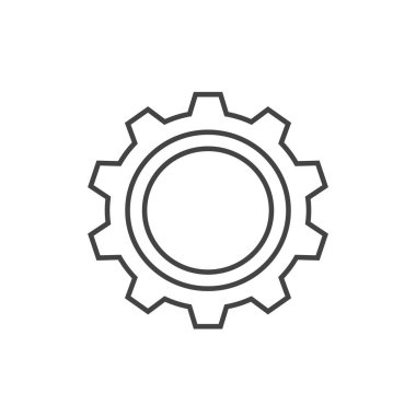 Beyaz arkaplanda çark