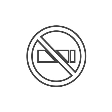 Sigara işareti illüstrasyonunun üstünü çizdim