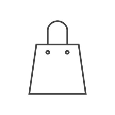 Kağıt alışveriş çantasının çizimi