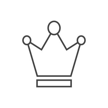 taç simgesi vektör illüstrasyonu