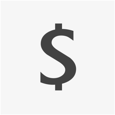 Dolar işareti vektör çizimi