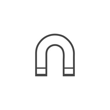 mıknatıs simgesi vektör çizimi