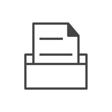 simge yazdırma vektör illüstrasyonu