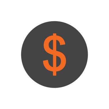 turuncu dolar işaret çizimi