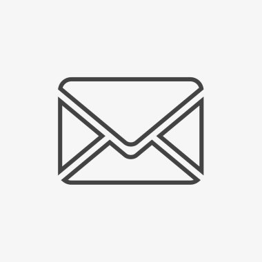 e-posta simgesi vektör illüstrasyonu
