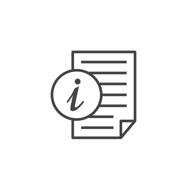  Bilgi simgesi vektör illüstrasyonu