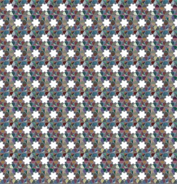 Geometrik süsleme tarzında soyut arkaplan dokusu, vektörsüz tasarım