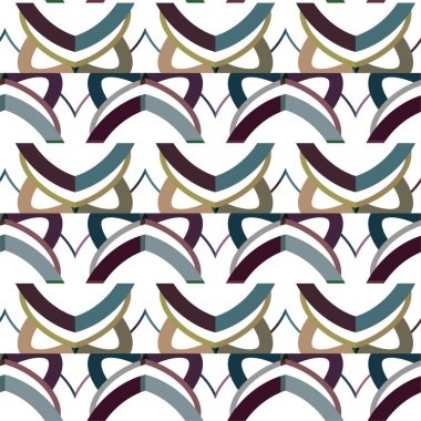 Geometrik dikişsiz desenlerin vektör çizimi, soyut duvar kağıdı arkaplanı