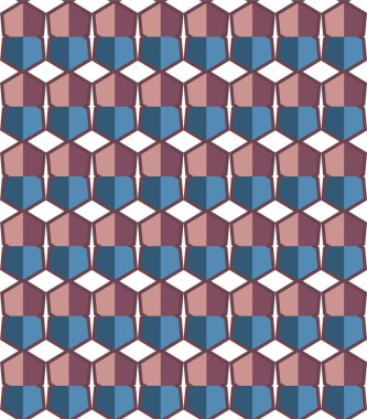 Geometrik dikişsiz desenlerin vektör çizimi, soyut duvar kağıdı arkaplanı 