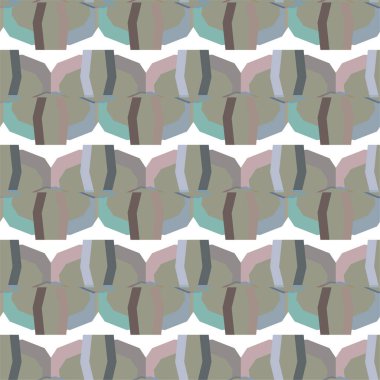 Geometrik dikişsiz desenlerin vektör çizimi, soyut duvar kağıdı arkaplanı 