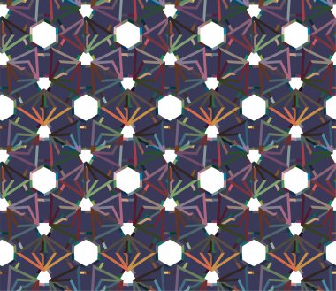 Kusursuz desenli dekoratif dekoratif şablon 