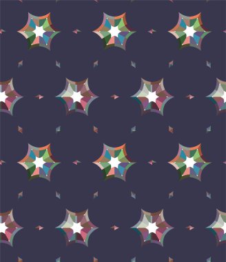 Kusursuz desenli dekoratif dekoratif şablon 