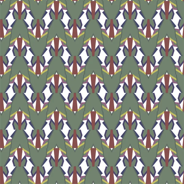 Motif Vectoriel Décoré Géométrique Sans Couture Fond Écran — Image vectorielle