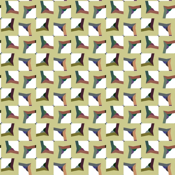 Abstrakt Geometrisk Sömlös Bakgrund Vektor Illustration — Stock vektor