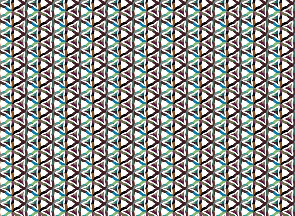 Seamless Pattern Geometric Shapes Vector Illustration — Stock Vector