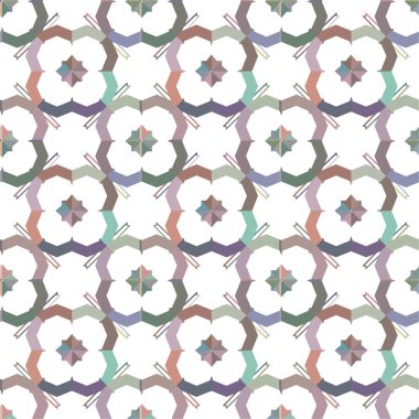 soyut geometrik dikişsiz arkaplan, vektör illüstrasyonu 